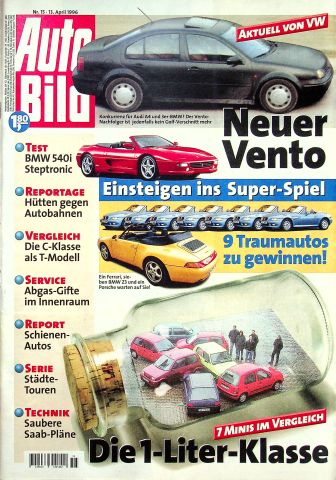 Deckblatt Auto Bild (15/1996)